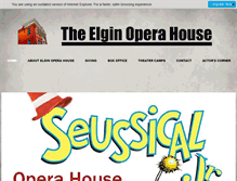 Tablet Screenshot of elginoperahouse.com